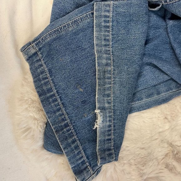 Vintage Calvin Klein Denim Bib Overalls Sz M - Picture 10 of 10